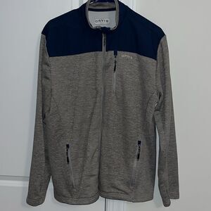 Vineyard Vines Style Orvis signature fleece full zipper jacket sweatshirt M
